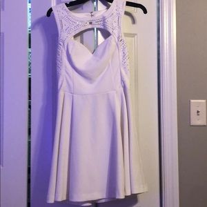 White formal dress